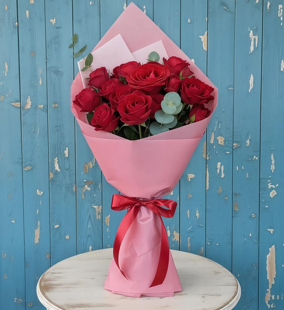 Букет красный бархат в Ростове Букет цветов из: Розы в Ростове