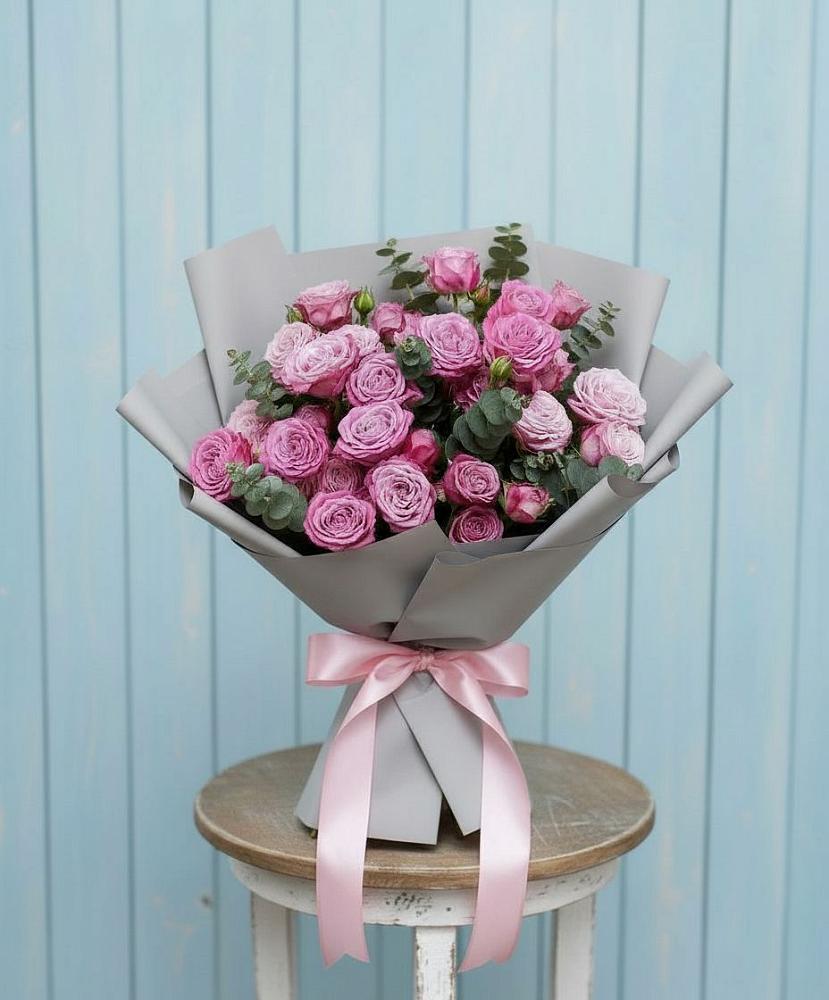 Композиция Яркий комплимент в Ростове Букет цветов из: Розы в Ростове