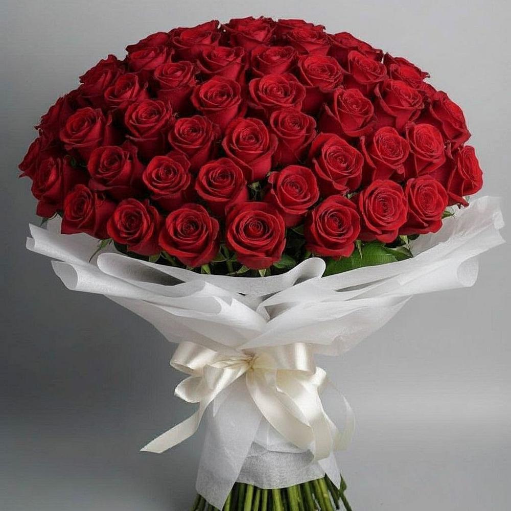 101 Красная роза Блэк Мэджик в Ростове Букет 101 Красная роза Блэк Мэджик в Ростове