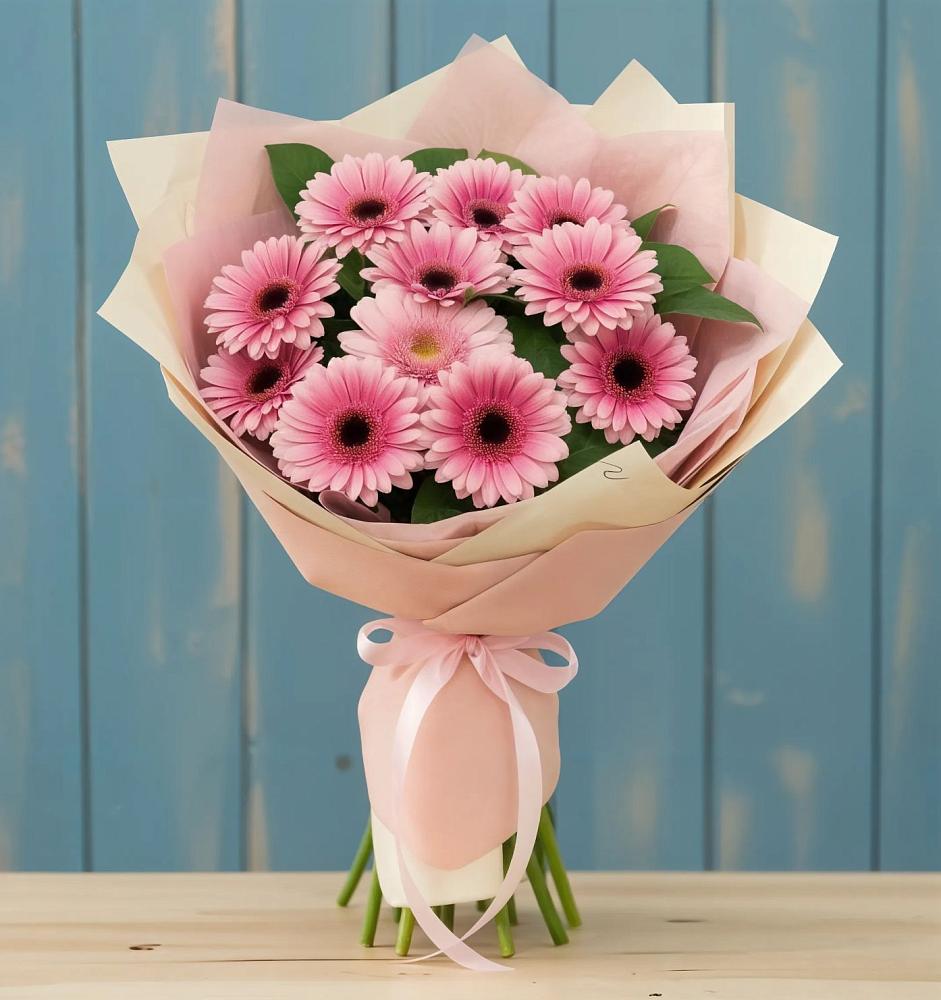 Букет пурпурно-розовый в Ростове Букет цветов из: Герберы в Ростове