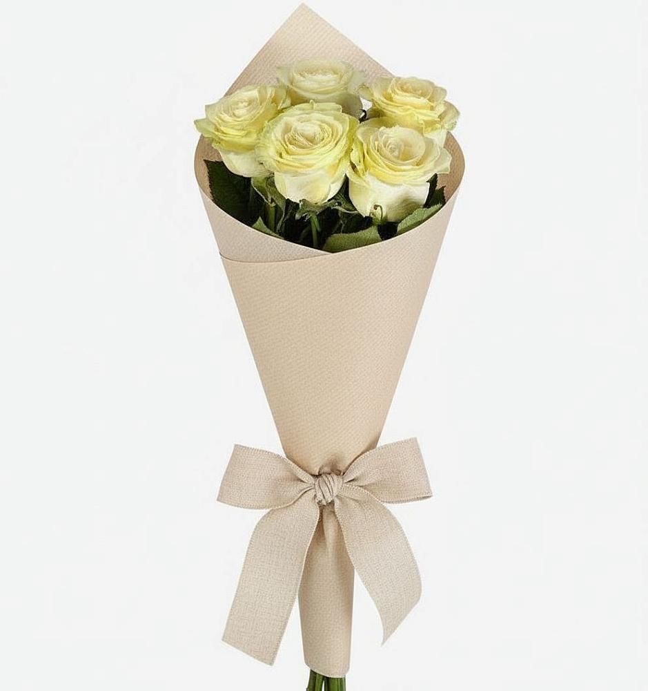 Букет белые крылья в Ростове Букет цветов из: Розы в Ростове