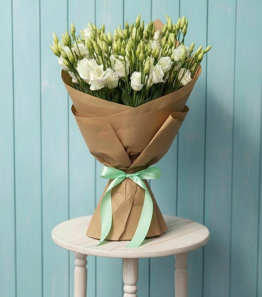 Букет Утренняя Свежесть в Ростове Букет цветов из: Лизиантусы в Ростове