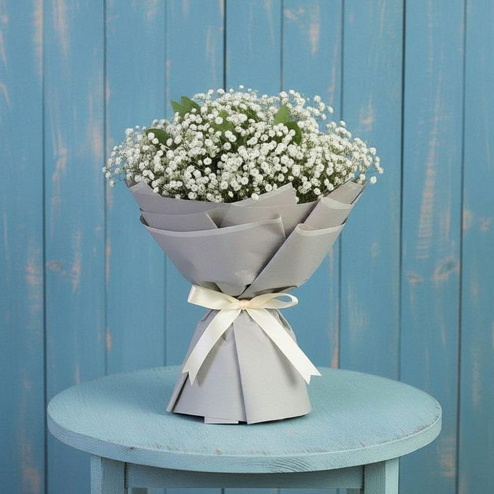 Букет Белые гипсофилы в Ростове Букет цветов из: Гипсофила в Ростове