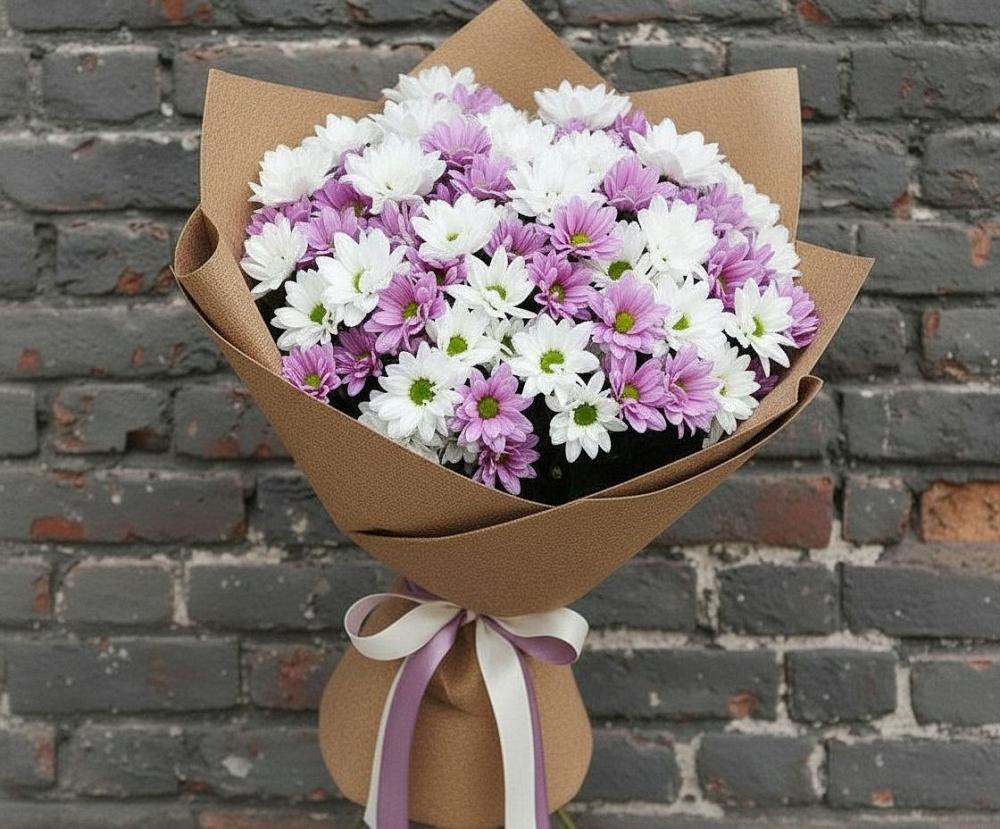 Букет грани совершенства в Ростове Букет цветов из: Хризантемы в Ростове