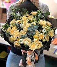 Букет цветов из:  Розы и Лизиантусы #REPLACE_PRED# Ростове