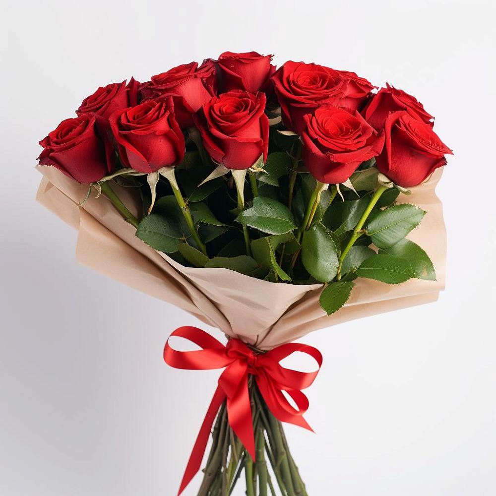 Букет 11 Красных роз Эдлесс Лав в Ростове