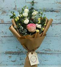 Букет цветов из:  Розы и Лизиантусы #REPLACE_PRED# Ростове