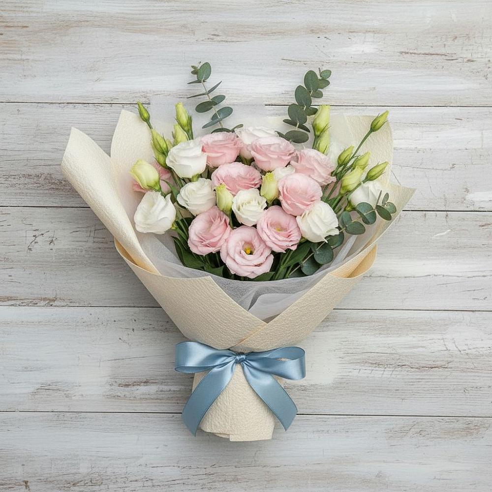 Букет цветов из: Лизиантусы в Ростове